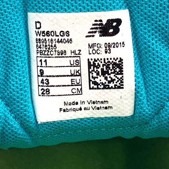 New Balance Womens Size 11 D 560 V6 W560LG6 Gray Running Shoes Sneakers - Picture 11 of 13